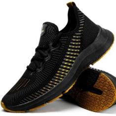 Tênis Masculino Xtry Sport Caminhada Treino /Dourado-Masculino