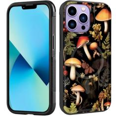 ZQLPLZR Capa magnética para iPhone 15 Pro Max, [compatível com MagSafe] [proteção contra quedas de grau militar] Capa de telefone resistente à prova de choque para iPhone 15 Pro Max de 6,7 polegadas,