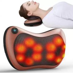 Massageador Elétrico Shiatsu - Lombar Pescoço Pés Relax Rotatoria Infr