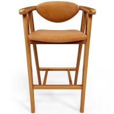 Banqueta Alta Para Cozinha Bancada Bar Sala De Jantar Fixa Cecília L02 Couríssimo Whisky