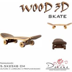Quebra Cabeças 3D Skatepeq Decoração Ornamento Enfeite - Indústria Fen