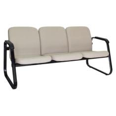 Sofá para sala de espera e recepção Linha Ramsés Bege - Design Office 