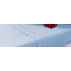 Lençol de Cima Casal Padrão 100% Algodão 200 Fios Branco - INGRID BORD