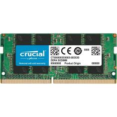 Memória ram de Laptop Crucial 8GB DDR4 3200 MHz CT8G4SFRA32A