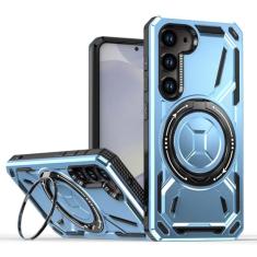 SORAKA Capa para Samsung Galaxy S22 5G com suporte para anel,compatível com MagSafe Capa Samsung Galaxy S22 5G com placa de metal para suporte magnético para carro Capa resistente que absorve choques