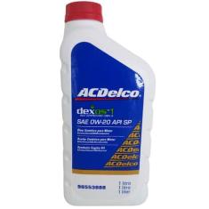 Óleo de Motor Sintético 0w20 Api Sp Dexos1 Gen3 Acdelco Original 1L