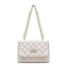 Bolsa Feminina Branca C/Alça Sofisticada Moda Fem Via Livre-Feminino