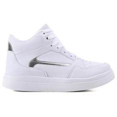 Botinha de Academia Fitness Tênis Feminino Fit Esportivo Cano Alto Caminhada Treino-Feminino