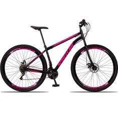 Bicicleta 29 Spaceline Vênus Aço 21 Marchas Freio a Disco
