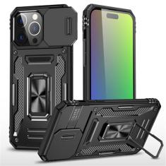 Capa de telefone com suporte de anel de plástico magnético para iPhone 13 Mini 15 14 12 11 Pro Max X XS XR 7 8 Plus Capa rígida para prevenção de quedas, azul, para iPhone X (XS)