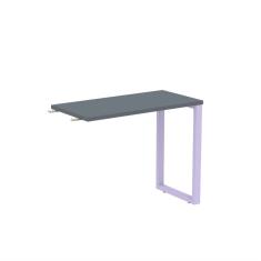 Mesa Complemento 900x450mm Mcp90/45p25tub Grafito/Lilas