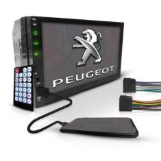 Central Multimidia Universal 2 Din Mp5 Bt Espelha Usb Peugeot - First 