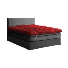 Kit Pillow Top Casal Size Com 2 Travesseiros Siliconados Várias Cores 