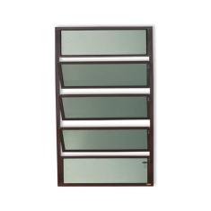 Janela de Alumínio Basculante 100x60cm Vidro Mini Boreal Plus Brimak