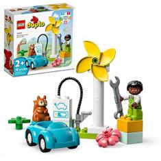 LEGO DUPLO Town turbina eólica e carro elétrico 10985 cedo 