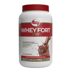 Whey Fort 3W  Sabor Chocolate 900g  Vitafor