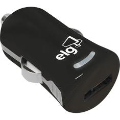 Carregador Veicular USB ELG CC1S Preta