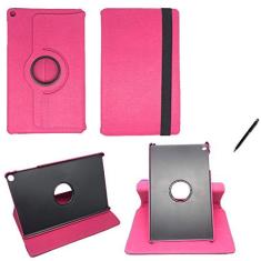 Capa Novo iPad 7 Geração 10.2" 360 / Caneta - Rosa