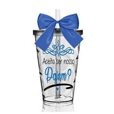 Copo Convite Twister Personalizado para Pajem