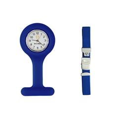 Kit Garrote Elástico + Relógio Lapela (Azul)