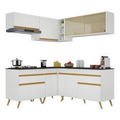 Armário de Cozinha Completa de Canto Veneza Multimóveis V2062