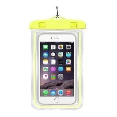 Capa Bolsa Celular A Prova D'água Proteção Chuva Amarelo - OEM