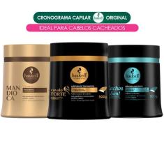 Cronograma Capilar Haskell Cabelos Cacheados 500g (mand/cav/cachos)