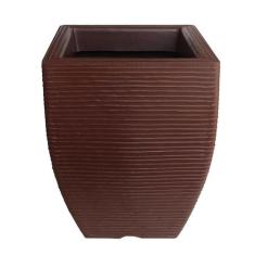 Vaso De Planta Decorativo Polietileno Marrom Choco 45X35 Cm - Foster P