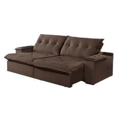 Sofá 2 Lugares Retrátil e Reclinável Martins M-163 Veludo