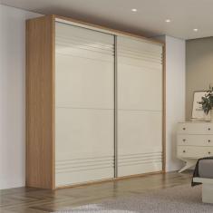 Guarda-Roupa Solteiro 2 Portas 2 Gavetas 222,8cm Dalla Costa