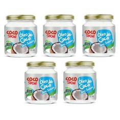 Kit 5uni Óleo de Coco sem sabor Coco Show 200ml - Copra