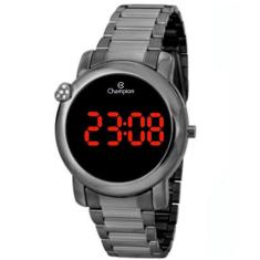 Relógio CHAMPION feminino digital fumê CH48064C
