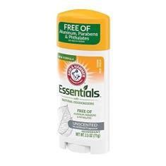 Arm & Hammer Essentials Desodorante natural, sem cheiro, 70 g (a embalagem pode variar)