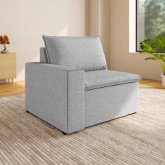 Sofá Modular com Braço Esquedo 105cm Zen CabeCasa MadeiraOriginals - C