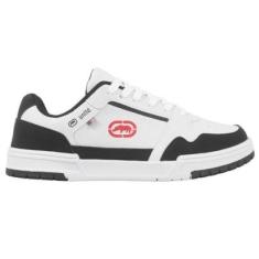 Tênis Ecko Detroit Preto Branco Vermelho-Unissex