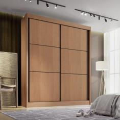 Guarda-roupa Mdf 2 Portas de Correr 3 Gavetas Milos - D Doro