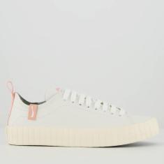 Tênis Coca Cola Houston Leather Feminino Branco e Rosa-Feminino