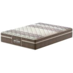 Colchão Queen Espuma AD Mega Firme Probel 22cm Bege/Marrom (158x198x22