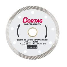 Disco Corte Diamantado Porcelanato Turbo 110mm 4.3/8 Cortag