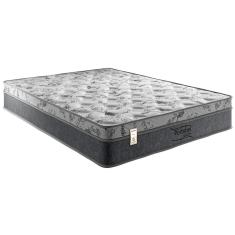Colchão Queen Size Portobel Orion com Molas Ensacadas e Revestimento em Tecido Poliéster 32x158x198cm - Cinza
