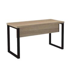 Mesa Secretaria Pe40 134X60 Pe Tubular Naturale/Preto Pandin