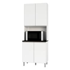 Paneleiro Duplo Poliman Evidence 4 Portas Branco