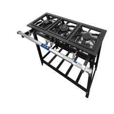 Fogão Industrial 3 Bocas 30x30 Baixa Pressão P5 JCN