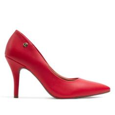 Sapato Scarpin Feminino Vizzano Vermelho, Vermelho, 35