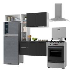 Armário de Cozinha Compacta com Balcão Sofia Multimóveis V2006, Branco