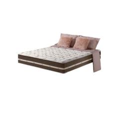 Colchão Casal Las Vegas Molas Ensacadas 138x188x28cm - Zidi, Marrom
