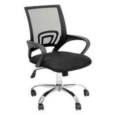 Cadeira de Escritório Secretária Giratória New Java Preta