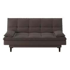 Sofá Cama Reclinável com 2 Almofadas Inclusas Multimóveis CR45238, Mar