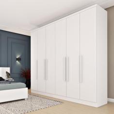 Guarda Roupa Casal 6 Portas 4 Gavetas 239cm Veneza - Tcil Móveis