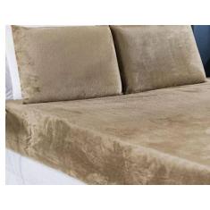 Lençol De Plush casal Padrão Mantinha Soft Com Fronha 3Pçs - BORGON, C